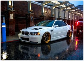 Poszterek 70x50 Bmw alacsony profilú gumiabroncsok