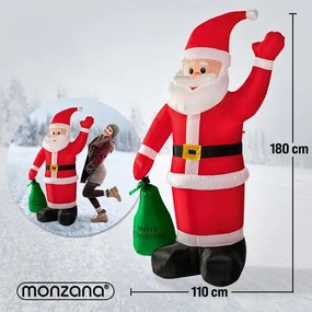 Deuba Felfújható Mikulás 180 cm