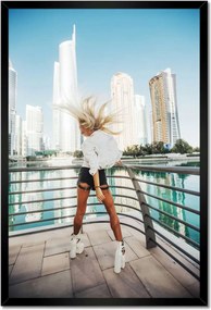 Poszterek keretben 40x60 Kifejező tánc Szőke