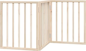 vidaXL összecsukható kutyakapu 3 panelből, 150 cm, nyárfa