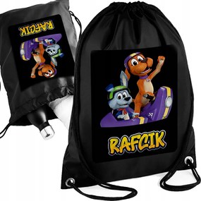 Személyre szabott fekete Gázzsák Kutya Gáz- Az Ön neve