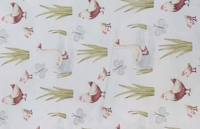 Pamut párnahuzat Prémium tyúk kacsa liba csirke drót 30x50 falu