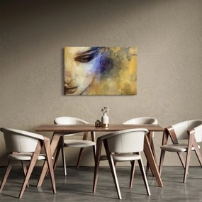 Kép - női portré, rajz (90x60 cm)