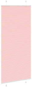 pliszírozott redőny rózsaszín 85x200 cm szövetszélesség 84,4 cm