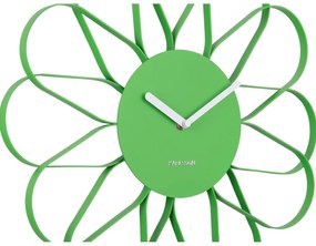 Karlsson 5975BG design falióra, zöld, átmérő 40 cm