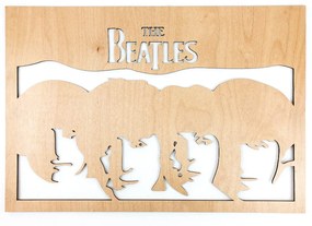 Vidám Fal |  Fából készült fali dekoráció The Beatles
