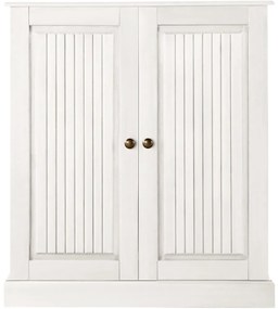 Fehér borovi fenyő szekrény 100x34 cm Mille – Støraa