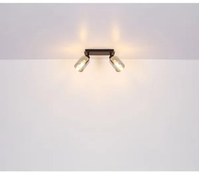 Globo 15465-2 - Spotlámpa HADERA 2xE27/15W/230V