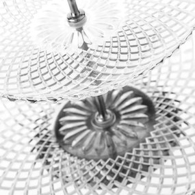 Üveg emeletes kínálótálca Harlequin – Casa Selección