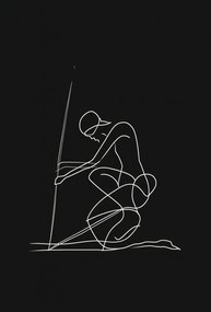 Poszter 67,5x100cm Vonal