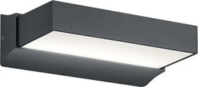 TRIO 226660242 CUANDO Modern Kültéri Fali Lámpa Antracit LED IP44