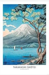 Plakát Takahashi Shotei - Lake Yamanaka and Mount Fuji