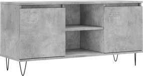 vidaXL betonszürke szerelt fa TV-szekrény 104x35x50 cm