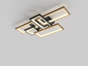 AVIANO LIGHTING 9022-506 MATERA Modern LED Mennyezeti Lámpa Fekete, Faipari LED IP20