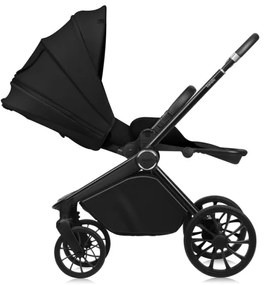 Lionelo - Kombinált 2 az 1-ben babakocsi MIKA PLUS Fekete ónix