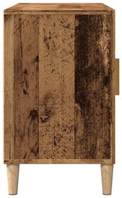 antik fa színű szerelt fa tálalószekrény 100 x 36 x 60 cm