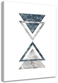 Gario Vászonkép Absztrakt márvány háromszögekkel Méret: 40 x 60 cm