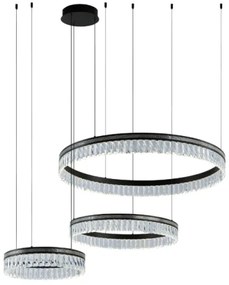 LED fényerőszabályozható kristálycsillár kábelen THALIA LED/120W/230V 3000-6000K + távirányító