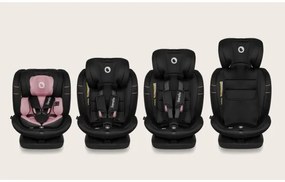 Lionelo - Forgatható autósülés alappal BASTIAAN i-Size 40-150 cm Rózsaszín