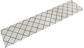 vidaXL mosható kockás bársony konyhaszőnyeg 60 x 300 cm