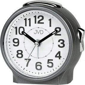 Közepes 9,5 cm Szürke Jól Olvasható Megvilágított Ébresztőóra Szundival Jvd SRP9604.3