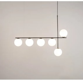 Csillár zsinóron SILIA 6xG9/12W/230V fekete