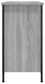 szürke sonoma színű szerelt fa TV-szekrény 100 x 35 x 65 cm