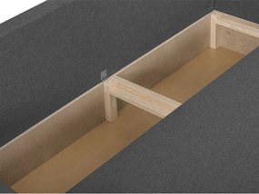 DORIS Háromszemélyes kinyitható kanapé Világosbarna