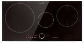 Klarstein Delicatessa 80, beépített főzőlap, 7400 W, 3 zóna, üvegkerámia