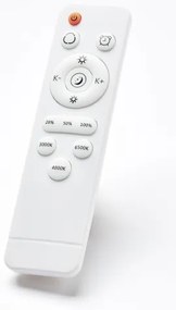 Brilliant - LED Dimmelhető mennyezeti lámpa BAARLO LED/36W/230V átm. 50 cm fekete + távirányító