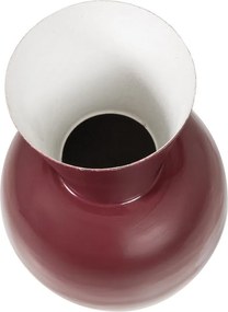 Borvörös fém váza (magasság 38 cm) Auri – WOOOD