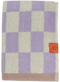 Világossárga-lila organikus pamut törölköző szett 2 db-os 40x55 cm Retro – Mette Ditmer Denmark