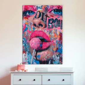 DUBLEZ | Street art kép - Nyalóka | Prémium UV nyomtatás