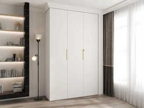 SB COMO 4 ruhásszekrény 150x246x50 - fehér