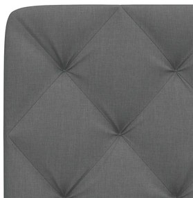 sötétszürke szövet fejtámla párna 80 cm