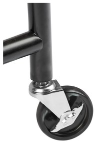 Profi fekete fém ruhatartó - Wenko