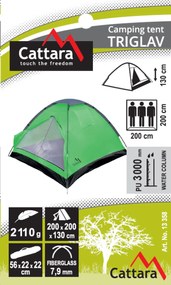 Cattara TRIGLAV sátor 3 személyes 200 x 200 x 130 cm
