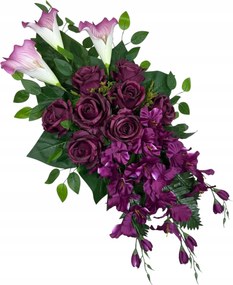 Csokor Nád Kompozíció Sír Temető Művirágok