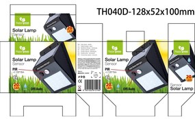 Happy Green Napelemes lámpa Sensor 20 LED, 4,9 x12,5  x 9,6 cm