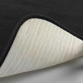 Fekete fürdőszobai kilépő WC-hez 45x45 cm Vitamine – douceur d'intérieur