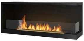 InFire - Sarok BIO kandalló 110x45 cm 3kW fekete