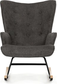 Hintaszék, szürke, szövet, AK-373 GREY2