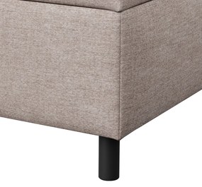 Elektromos állítható ágy, boxspring, bézs, 120x200, BOSTON