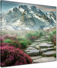 Vászonkép 40x40 Hegyi kilátás