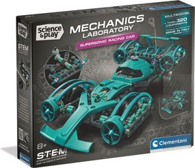 Versenyautó Mechanics építőjáték Clementoni