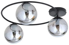 Mennyezeti lámpa SOPRA 3xE14/10W/230V fekete