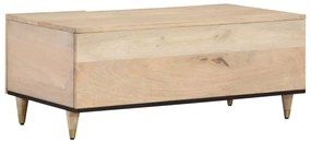 Tömör mangófa dohányzóasztal 100 x 54 x 40 cm