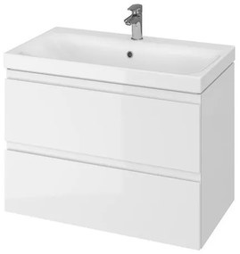 Cersanit MODUO fürdőszobaszekrény mosdóval 79,5x62x44,7 cm fehér fényes S801-221-DSM