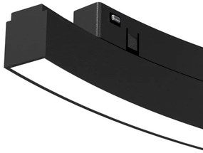 LED Lámpa sínrendszerhez MAGNETIC TRACK LED/10W/48V 3000K fekete