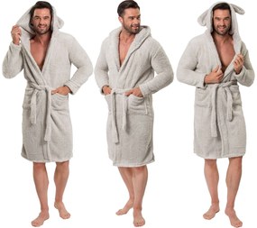 Teddy Grey Men fürdőköpeny S/M